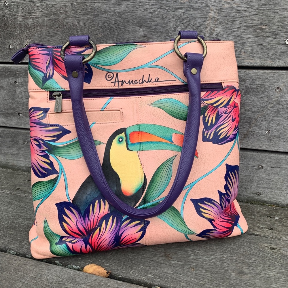 Anuschka bag with Toucan